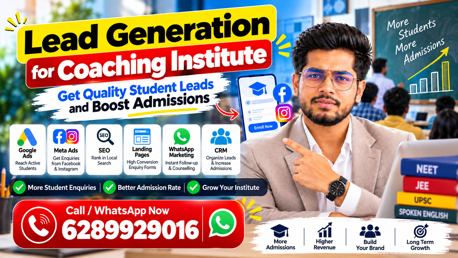 Lead Generation for Coaching Institute