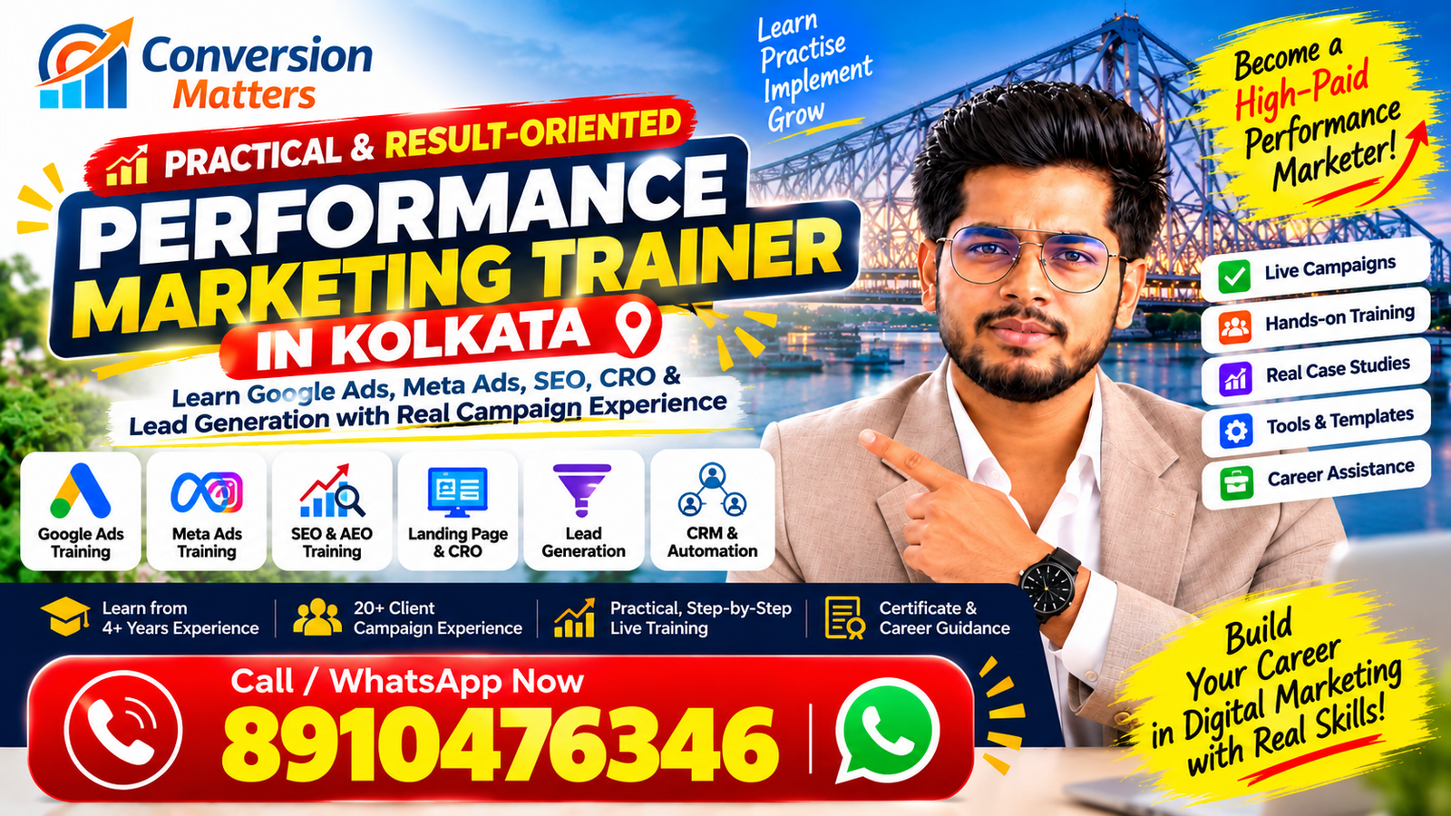 Performance Marketing Trainer in Kolkata